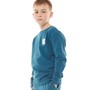Russell Athletic Boys Badge Sweatshirt Moroccan Blue