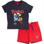 Russell Athletic Boys T-Shirt And Shorts Set Navy Blazer 1