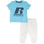 Russell Athletic Boys Logo T-Shirt And Joggers Set Norse Blue