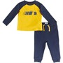 Russell Athletic Boys Running Long Sleeve T-Shirt And Joggers Set Golden Rod