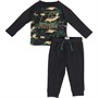 Russell Athletic Boys Camo T-Shirt And Joggers Set Black