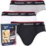 Reebok Herren Wiggins Performance Drei-Pack Unterhosen Schwarz/Grau meliert/Weiß