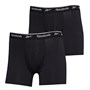 Reebok Mens Ainslie Performance Two Pack Medium Trunks Black