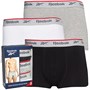 Reebok Boxer Ovett Trois Pack Homme Noir