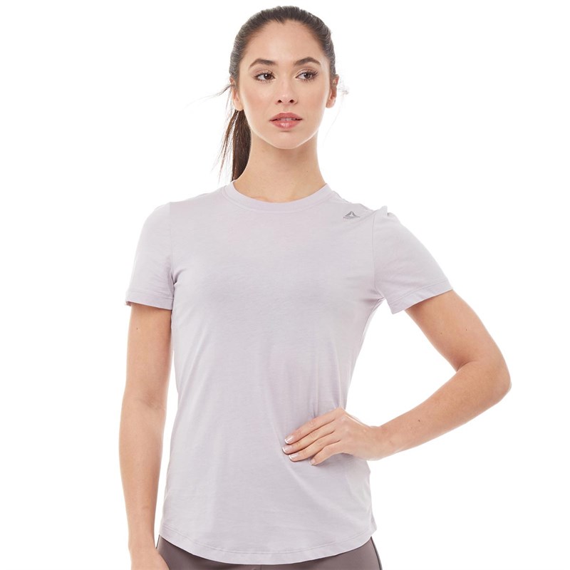 Buy Reebok Womens Elements T-Shirt Lavender Luck