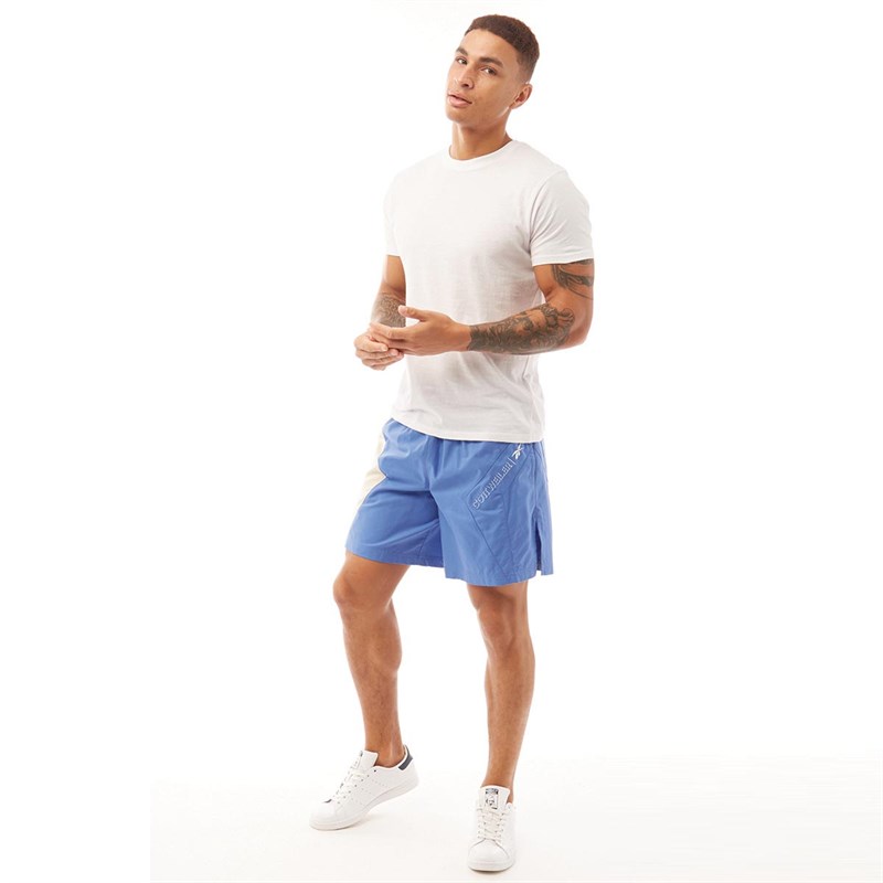 Reebok Mens R&C Shorts Blue Blast