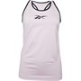 Reebok Womens Studio Maternity Tank Top Pixel Pink