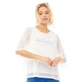 Reebok Womens Workout Ready Mesh Layering T-Shirt White