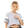 Reebok Womens Meet You There Colourblock Top Denim Dust