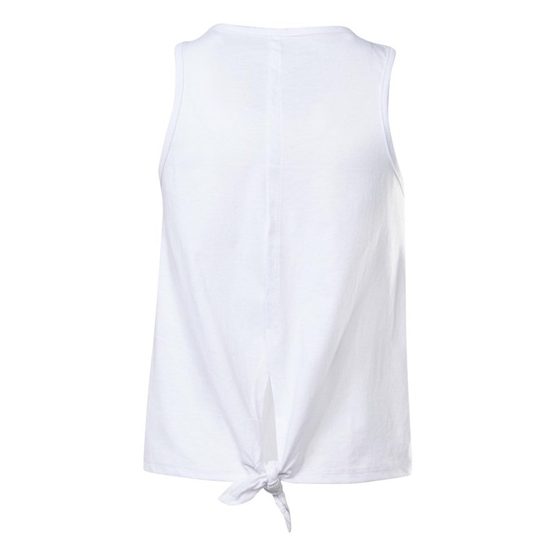 Reebok Junior Tie Back Tank White