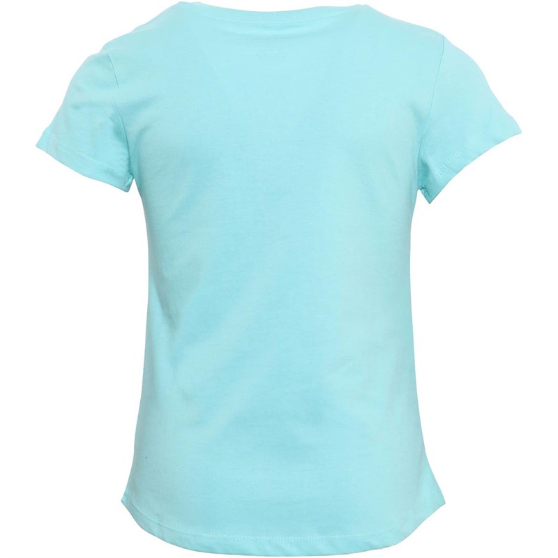 Reebok Junior Signature Lock Up T-Shirt Aqua