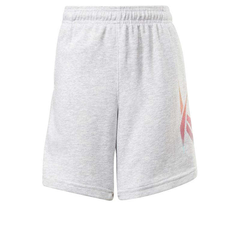 Reebok Junior Vector Rainbow Shorts Light Grey Heather