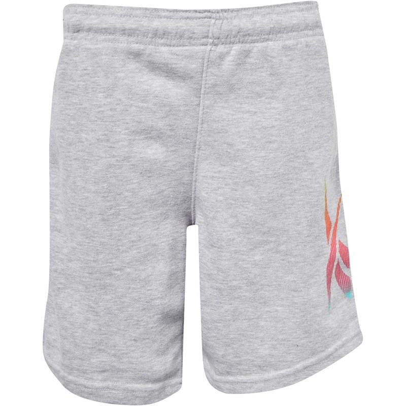 Reebok Junior Vector Rainbow Shorts Light Grey Heather