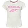 Reebok T-Shirts Classics Logo Garçon Blanc Cassé