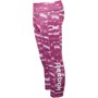Reebok Junior Girls Tie Dye Leggings Cyclamen