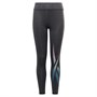 Reebok Leggings Classics Logo Fille Noir Chiné