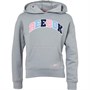Reebok Junior Chenille Logo Fleece Hoodie Quarry