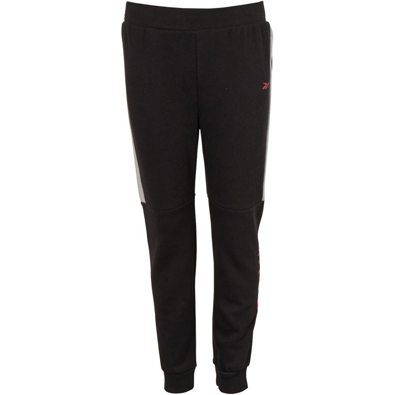 Reebok Junior Colour Block Fleece Suit Black