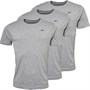 Reebok Mens Santo Three Pack T-Shirts Grey Marl/Grey Marl/Grey Marl