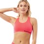 Reebok Womens Alexa Seamless Performance Sports Bra Top Neon Cherry