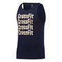 Reebok Mens CrossFit Games Logo Tank Vector Navy
