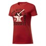 Reebok Damer Crossfit Anvil T-Shirt Rød