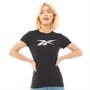 Reebok Damen Vector Graphic T-Shirt Schwarz