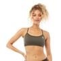 Reebok Damskie Crossfit Biustonosz Sportowy Zielony