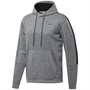 Reebok Mens Workout Ready Hoodie Mid Grey Heather