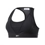 Reebok Womens Hero Medium-Impact Racer Bra Top Black