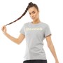 Reebok Womens Training Essentials Graphic T-Shirt Medium Grey Heather