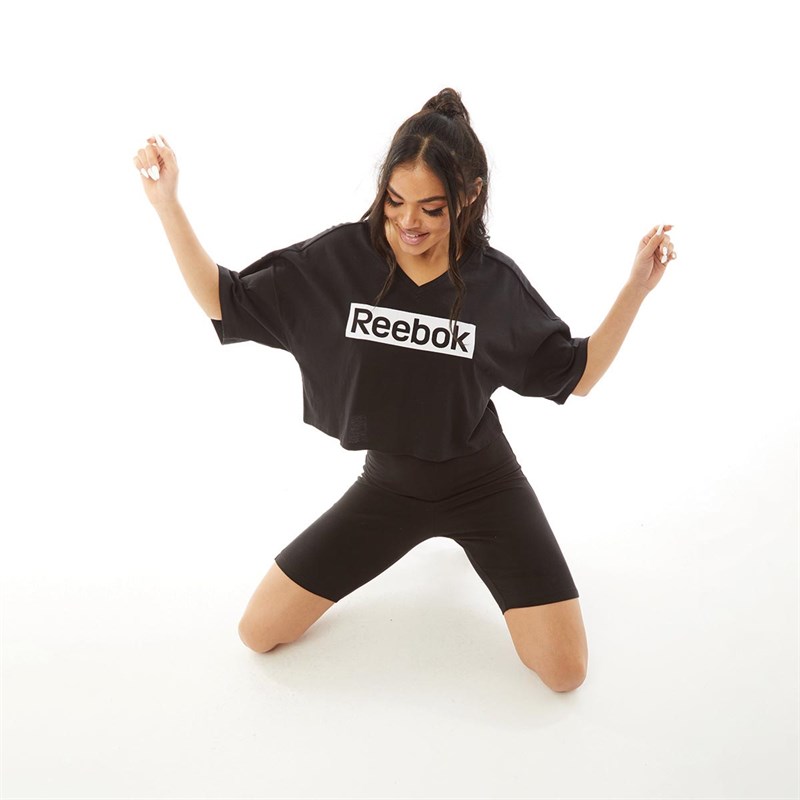 Reebok Damen Training Essentials T-Shirts Schwarz