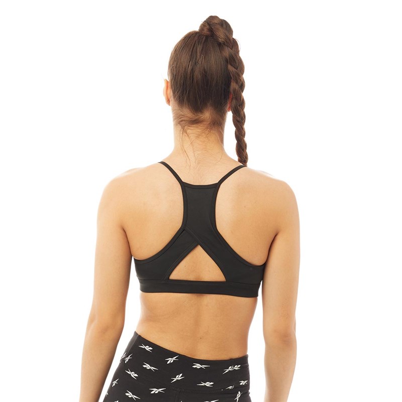 Reebok Womens Gym Bra Top Black