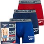 Reebok Męskie Gian Performance Medium Trunks Bokserki Granatowy