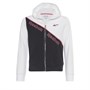 Reebok Childrens Diagonal Full Zip Hoodie White/Black
