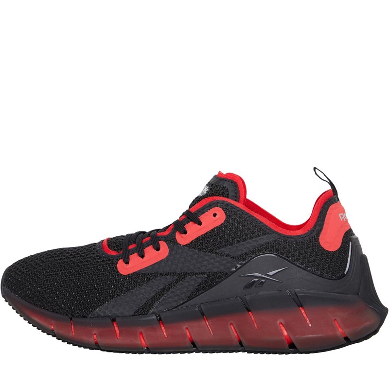 reebok zig kinetica black red