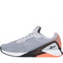 Reebok Mens Nano X1 Grit Floatride Energy Foam Training Shoes Cold Grey/Core Black/Orange Flare
