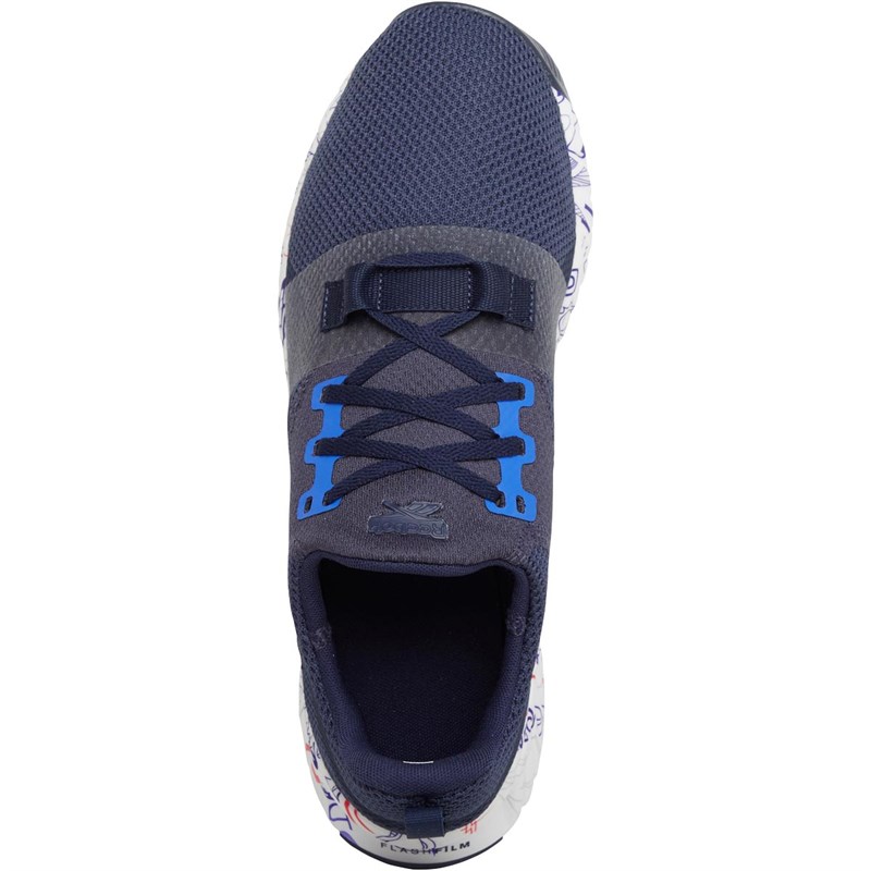 Reebok Mens Flashfilm 2.0 Viztech Training Shoes Vector Navy/Footwear White/Court Blue