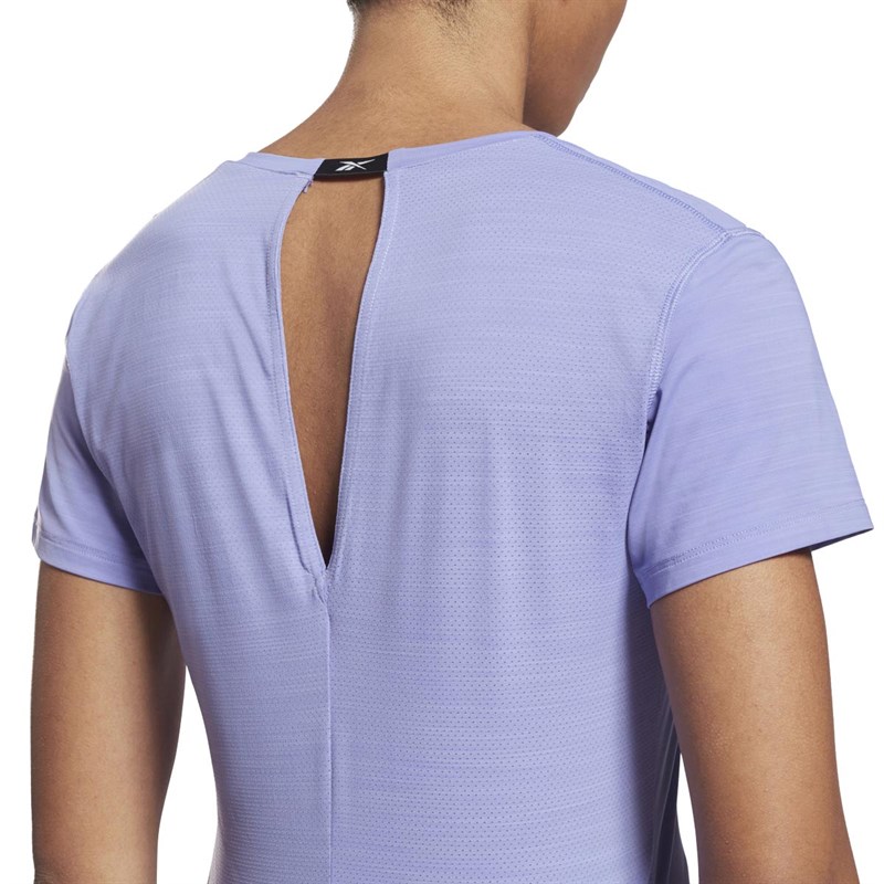 Reebok Womens One Series Activchill Athletic Training T-Shirt Hyper Purple