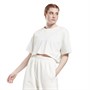 Reebok Dame Cropped Studio T-shirts Hvid