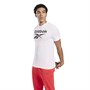 Reebok Herren Identity Big Logo T-Shirts Weiß