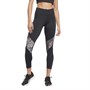 Reebok Womens Modern Safari Panel Speediwck Training Tight Leggings Black/Boulder Grey