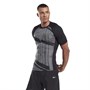 Reebok Herrer One Series Printed Speedwick Compression Sport træningstrøjer Sort