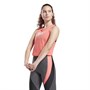 Reebok Womens Training Essentials Graphic Vector Training Tank Twist Coral