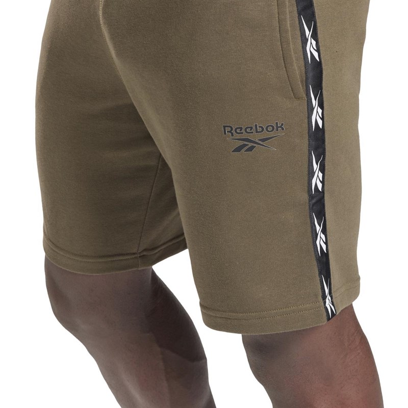 Reebok Mens Training Essentials Tape Training Shorts Army Green