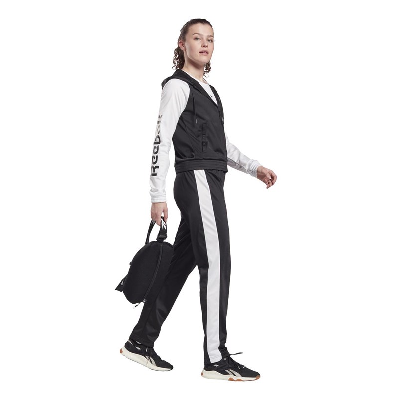 Reebok Dame Essentials Linear Logo Træningstøj Sort
