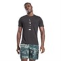 Reebok Mens One Series Track Graphic Speedwick Training T-Shirt Black