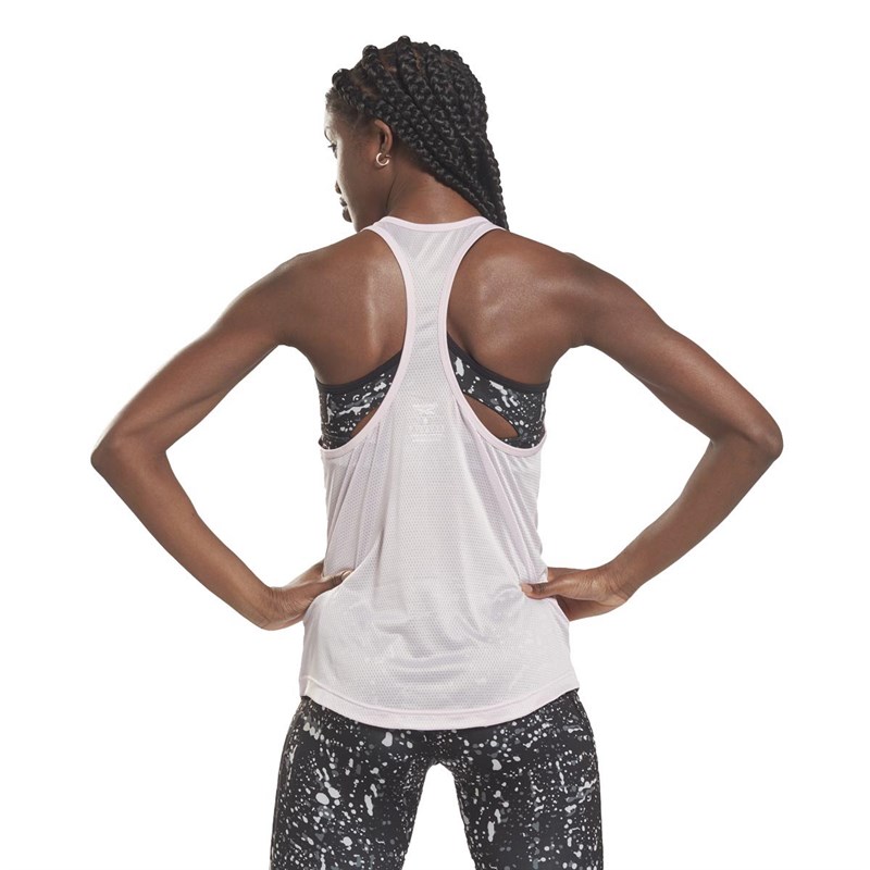 Buy Reebok Womens Workout Ready Us Perform Mesh Training Tank Frozen Berry