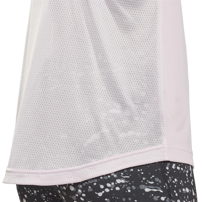 Reebok Womens Workout Ready Us Perform Mesh Training Tank Frozen Berry