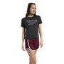 Reebok Womens Workout Ready Supremium Big Logo Speedwick Training Top Black